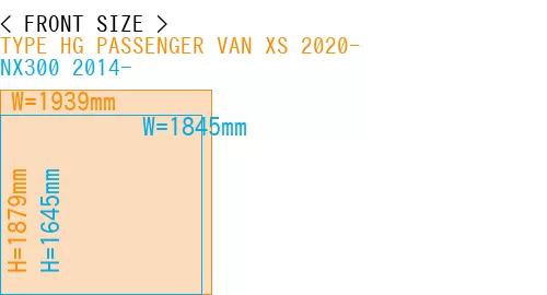 #TYPE HG PASSENGER VAN XS 2020- + NX300 2014-